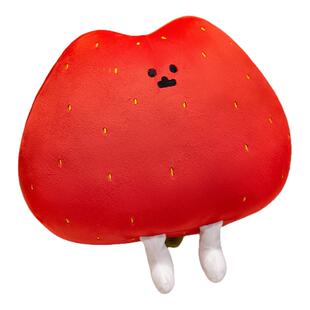 草莓薯饼毛绒玩具公仔创意儿童陪伴抱枕玩偶可爱包包挂件生日礼物