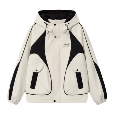 不起球不褪色夹克宽松帅气男生潮