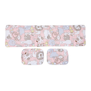 宝宝手推车扶手套把手保护套婴儿纯棉护肩儿童防咬口水巾推车配件