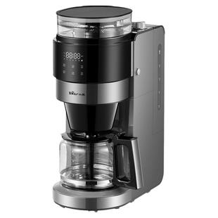 小熊美式咖啡机小型家用全自动研磨一体智能清洗办公室磨豆咖啡壶