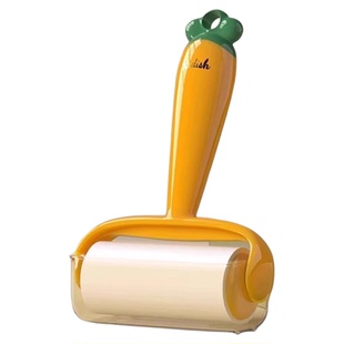 粘毛器滚筒可撕式卷纸头发清理粘猫毛神器萝卜家用滚刷强力去毛器