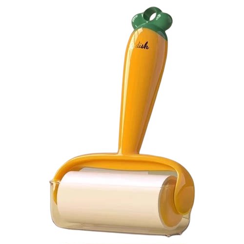 粘毛器滚筒可撕式卷纸头发清理粘猫毛神器萝卜家用滚刷强力去毛器