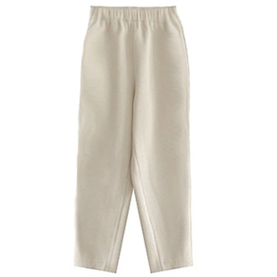 棕色灯芯绒阔腿裤女直筒秋冬休闲宽松九分哈伦加绒萝卜针织奶奶裤