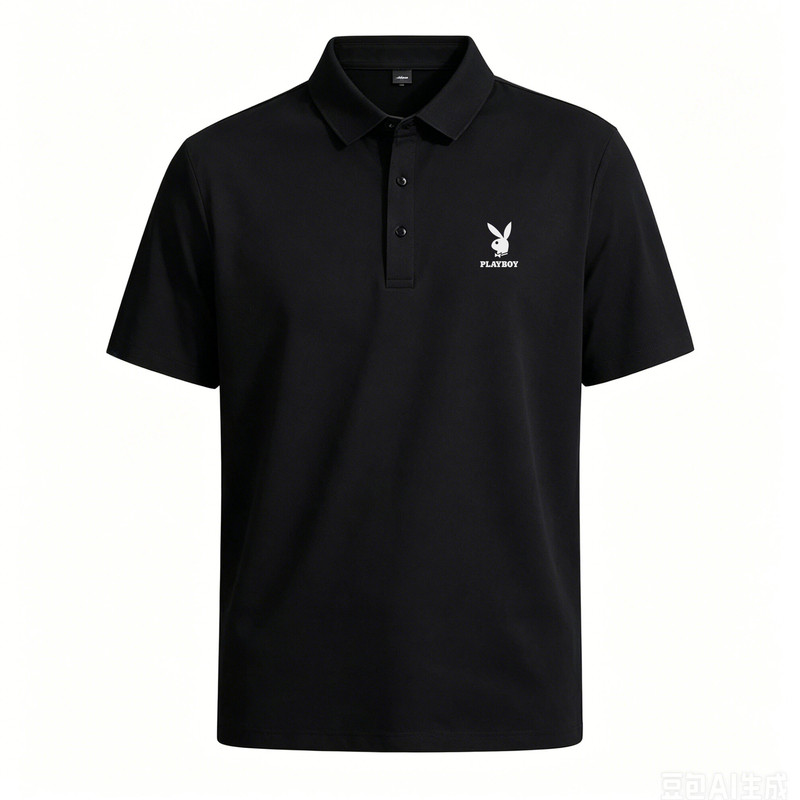 花花公子冰丝短袖polo衫男士2026新款夏季薄款男款中年爸爸装t恤K