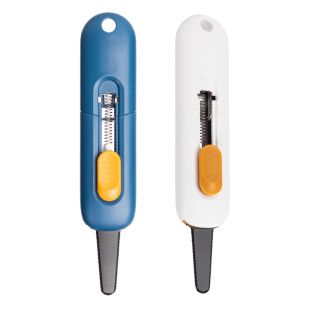 得力开箱刀开箱器美工刀拆快递小刀快递耐用拆快递多功能开快递小刀拆箱刀防割手开箱小型美工刀壁纸刀快递刀