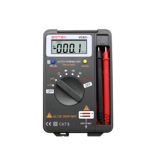 ZOYI众仪电测VC921数字卡片万用表电压表万能表 家用电表小表
