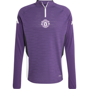 天天正品阿迪达斯25/26曼联球员版半拉链训练服足球男长袖JP3133