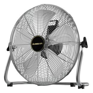 长城牌电风扇工业风扇强力大风力落地扇家用餐厅台式坐爬地趴地扇