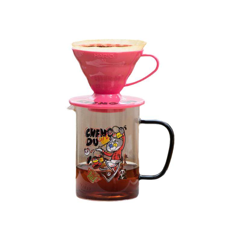 HARIO&MASADA&NONO城市系列联名 V60手冲咖啡套装滤杯滤纸家用