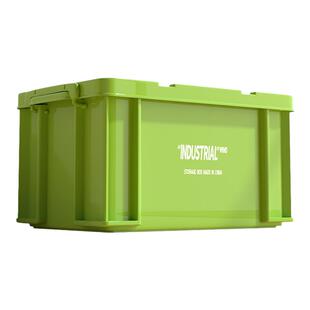 收纳箱工业风衣服整理箱加厚塑料露营后备箱储物箱周转箱大容量