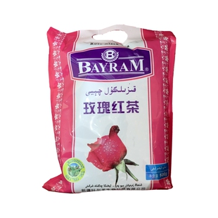 新疆叶尔羌百兰玫瑰红茶香茶餐厅花茶BAYRAM早茶下午茶待客茶500g