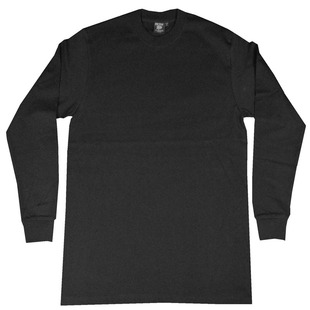 bboy练舞popping街舞old school小领口hiphop重磅纯色打底长袖t