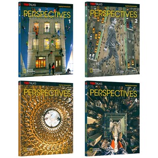 原版进口 Perspectives 1/2/3/4级别高中青少英语综合辅导教材美国国家地理NGL口语听说读写专项练习技能学习资料基础书赠电子账号