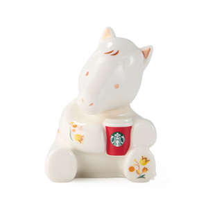 星巴克新年款生肖杯鼠年兔年龙年蛇年猪年鸡年马年红色扑满储蓄罐