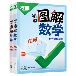 万唯中考初中动图几何函数初中会动的图解数学初一初二初三数学几何模型图形思维专项动态题型训练压轴题应用题解题技巧万维旗舰店