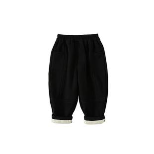 男童裤子秋冬款儿童裤子2025冬季新款宝宝加绒长裤女童休闲裤童装