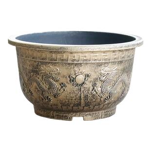 特大号花盆景果树阳台庭院树脂特厚树脂铁树盆养鱼荷花盆处理清仓