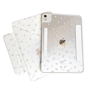 morock【插画师联名】苹果平板保护壳适用ipadair保护套ipad11保护套pro壳子mini7亚克力y型air6/5/4pad外壳