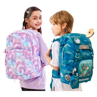 挪威Beckmann初高中护脊减压男女孩学生书包大容量30L简约时尚包