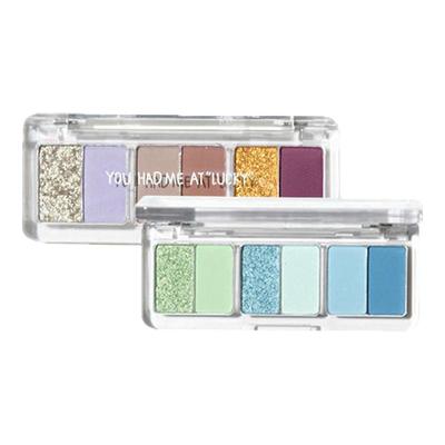 戈戈舞小尺子眼影盘蓝绿色大地色