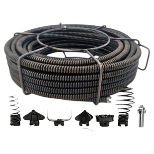 疏通机弹簧16mm加粗加密加硬通下水道软轴钢丝管道疏通器配件20米