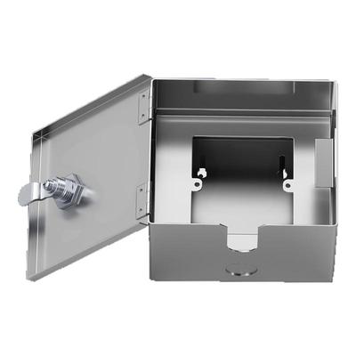 明装带锁插座不锈钢户外