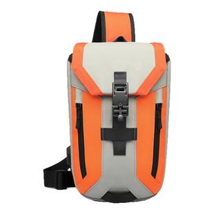 ozuko/健能新款斜跨包大号休闲男女款时尚胸前包防水单肩斜挎胸包