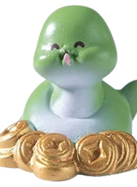 微景观创意元宝发财十二生肖摆件