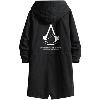 中长款春秋纯棉风衣刺客信条周边