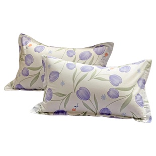 卡通枕套一对装家用48cmx74cm纯棉全棉北欧大号单人枕头套枕头皮