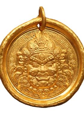 占巴拉黄财神挂坠情人节礼物