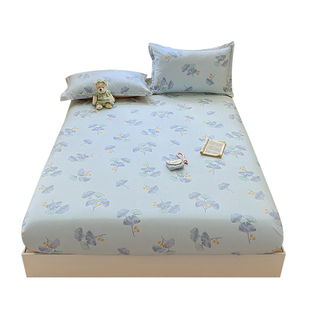 100%全棉床笠单件床垫保护罩  纯棉席梦思床垫保护套防滑防尘床套