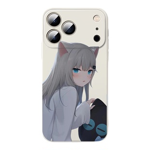 猫羽手机壳适用于苹果16华为mate70甘城猫猫iPhone17promax动漫OPPO小米15vivo猫娘雫周边iQOO一加ACE红米14x