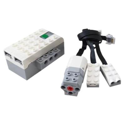 兼容wedo2.0编程机器人套装教具马达电机零件小颗粒积木45300套装