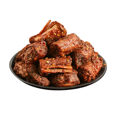 口水娃手撕烤脖黑鸭味风干烤鸡脖麻辣108g独立包装卤味美食非鸭脖
