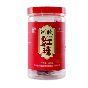 惠仁堂阿胶红糖罐装200g即食真空独立包装山东东阿直发包邮