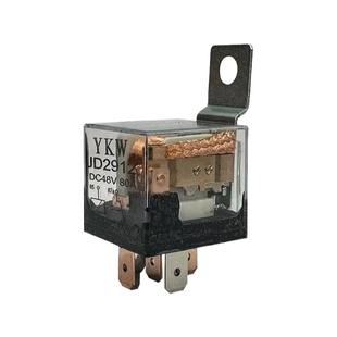 透明外壳汽车继电器JD2912电动车5v12v24v36V48v60v72v84v96v 80A