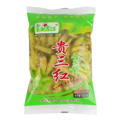 贵三红正宗小米凤爪底料野山椒