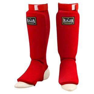 泰国RAJA针织泰拳护小腿成人儿童搏击散打格斗训练运动护胫弹力款