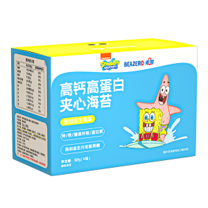 未零beazero海绵宝宝夹心海苔1盒