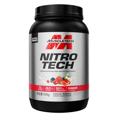 肌肉科技乳清蛋白粉健身减脂增肌