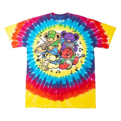 vintage正版感恩乐队扎染现行t恤