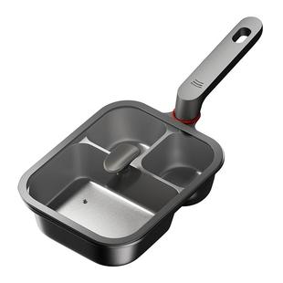 小泽熊加深钛早餐锅三合一不粘锅家用玉子烧锅煎牛排鸡蛋汉堡锅