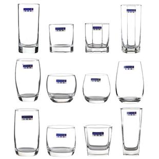 乐美雅玻璃杯牛奶早餐杯家用耐热喝水茶杯喝牛奶专用杯果汁饮料杯