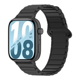 适用荣耀手表X5i表带x5专用honro watch 5 手表4磁吸硅胶表带透气亲选ROSSINI手表2i智能运动腕表同款配件