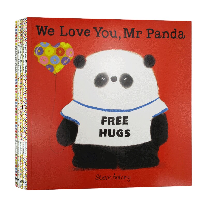 英文原版绘本 Mr Panda 5 Book 熊猫先生礼仪课堂5册 儿童情商培养性格习惯 启蒙英语早教 英文版 进口英语原版书籍