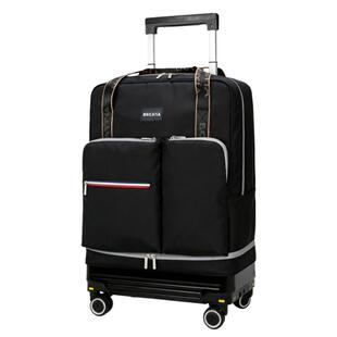 带滑轮拉杆旅行包大容量可拆卸万向轮短途出差行李袋出差旅游男女