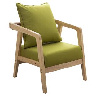 北欧单人沙发椅实木布艺双人咖啡厅现代奶茶卡座小户型简约椅子店