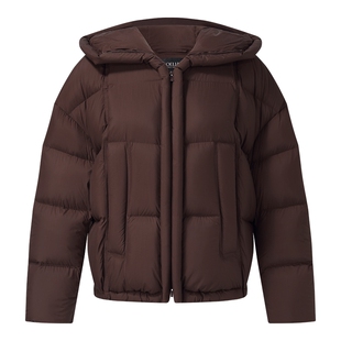 首降5折|歌莉娅95%鹅绒短款泡芙羽绒服女冬季保暖小个子外套