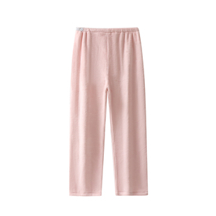 孕妇睡裤珊瑚绒秋冬季加绒加厚孕晚期睡裤保暖孕期不勒肚子家居裤